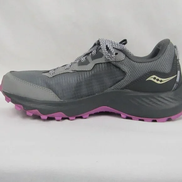 Saucony Aura TR | Women's | Running Shoe | Size 8 | Grey Tones & Pink - Picture 9 of 9